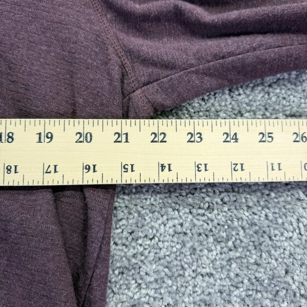 Calvin Klein Jeans Quarter Zip Mens L Burgundy Pullover